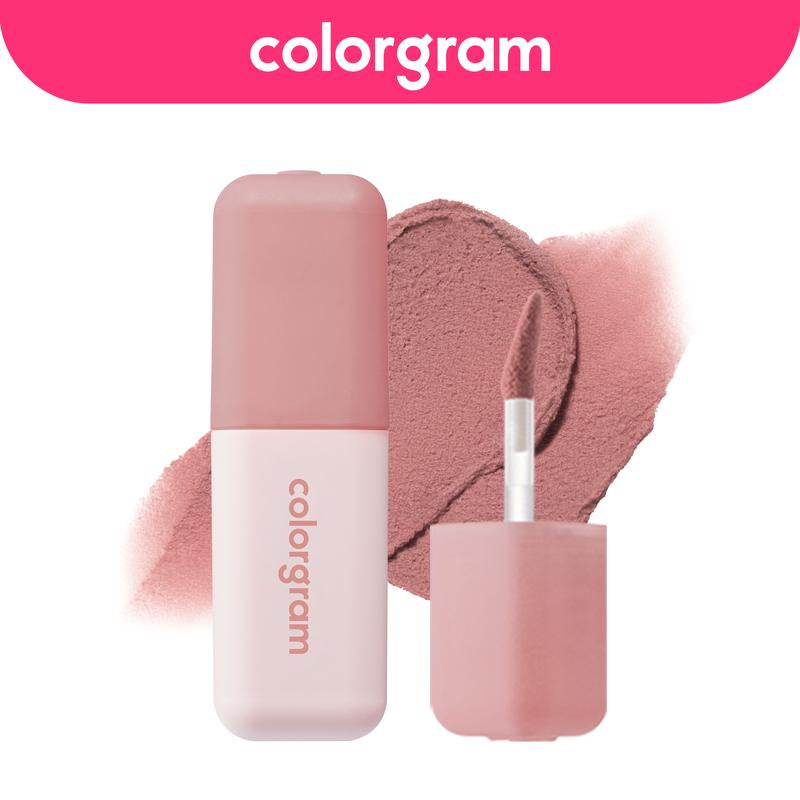 Colorgram Nude Blur Tint – Soft Velvet Matte Lip & Cheek Stain with Airbrushed Finish & Long-Lasting Comfort
