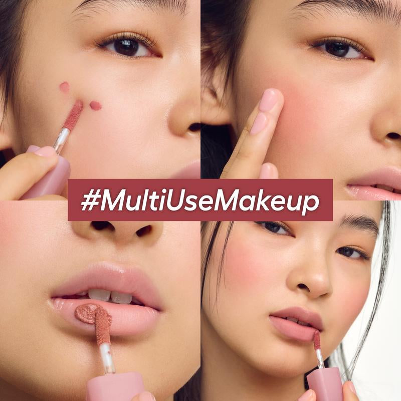 Colorgram Nude Blur Tint – Soft Velvet Matte Lip & Cheek Stain with Airbrushed Finish & Long-Lasting Comfort